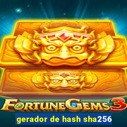 gerador de hash sha256