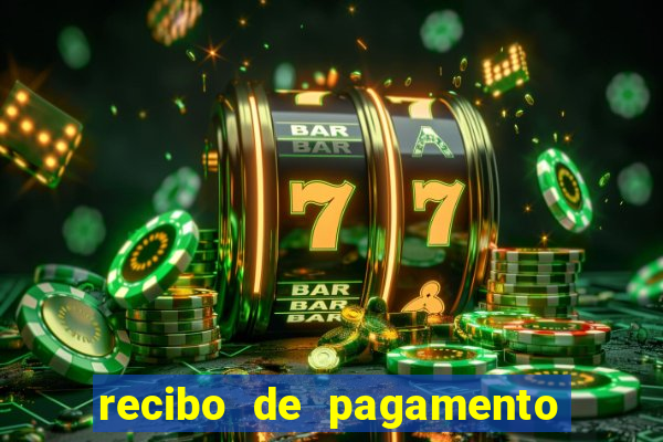 recibo de pagamento em word