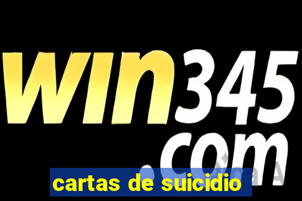 cartas de suicidio