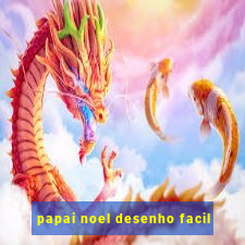 papai noel desenho facil