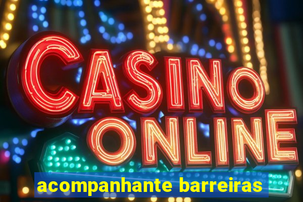 acompanhante barreiras