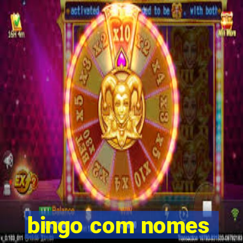 bingo com nomes