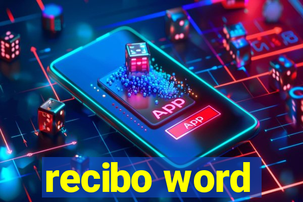 recibo word