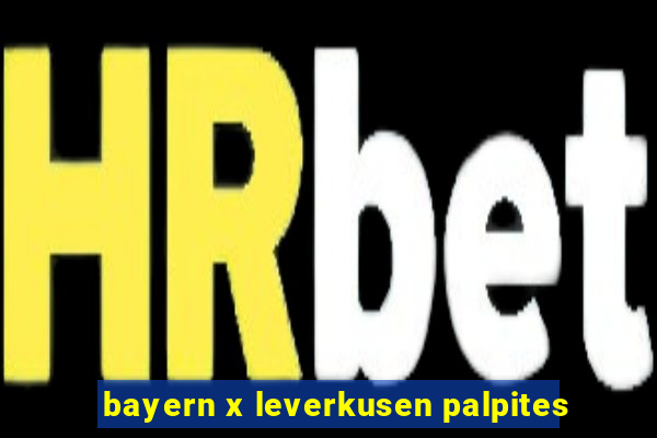 bayern x leverkusen palpites