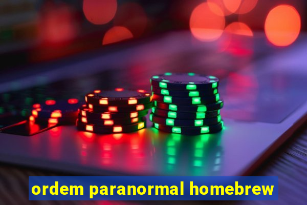ordem paranormal homebrew