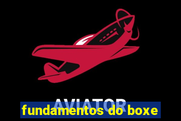 fundamentos do boxe