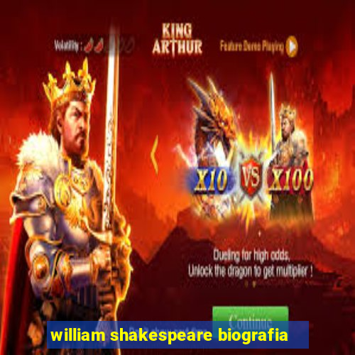 william shakespeare biografia