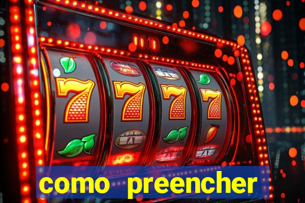 como preencher recibo de pagamento