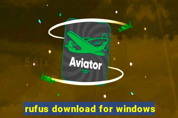 rufus download for windows