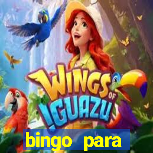 bingo para despedida de solteira para imprimir