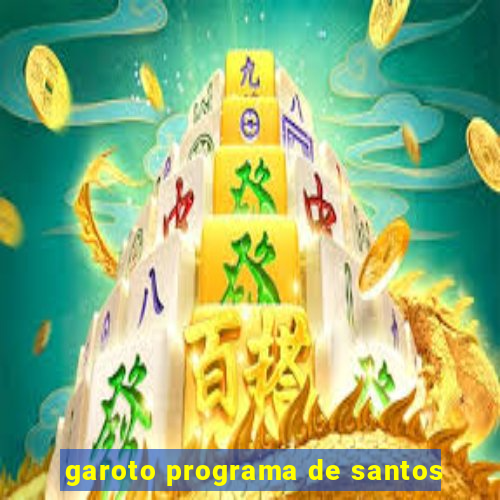 garoto programa de santos