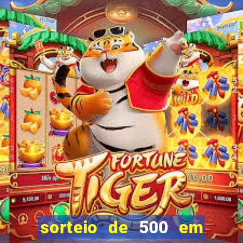 sorteio de 500 em cash toda segunda feira novibet como funciona