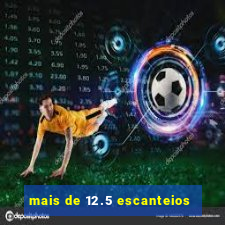 mais de 12.5 escanteios