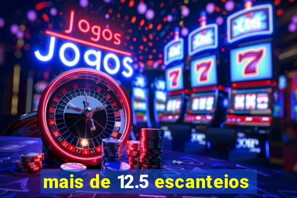 mais de 12.5 escanteios