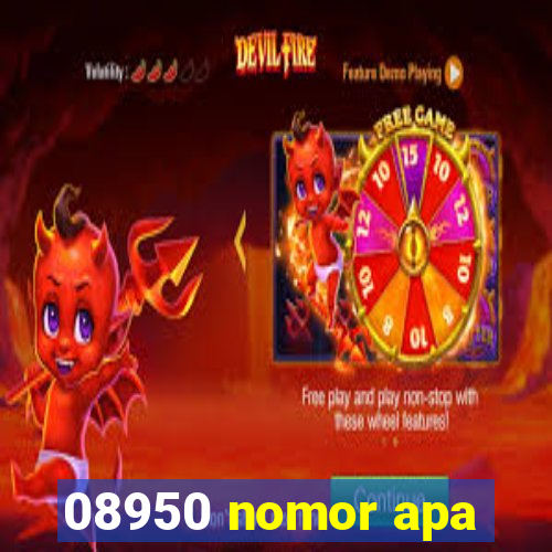 08950 nomor apa