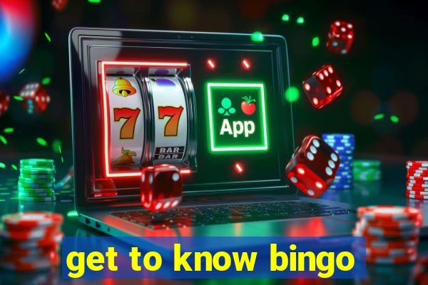 get to know bingo