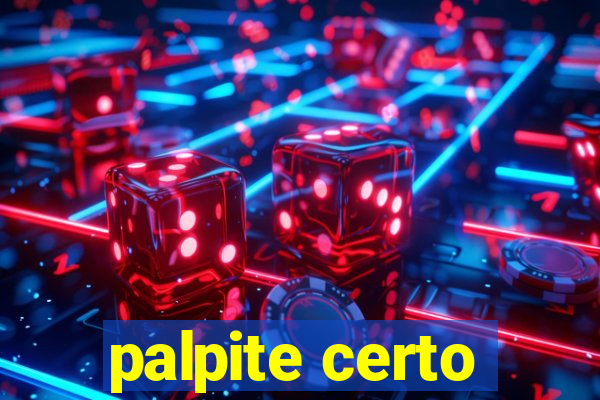 palpite certo