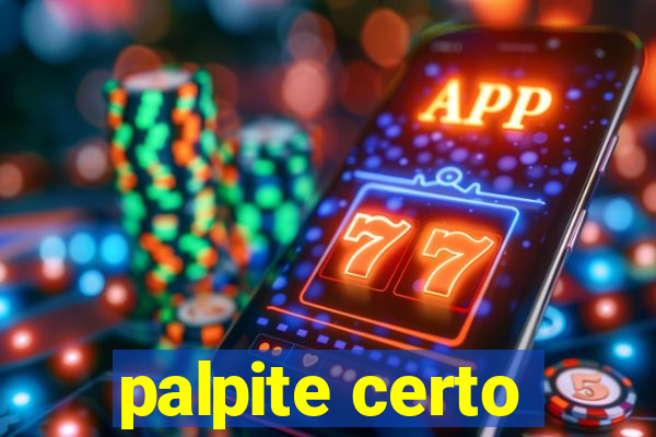 palpite certo