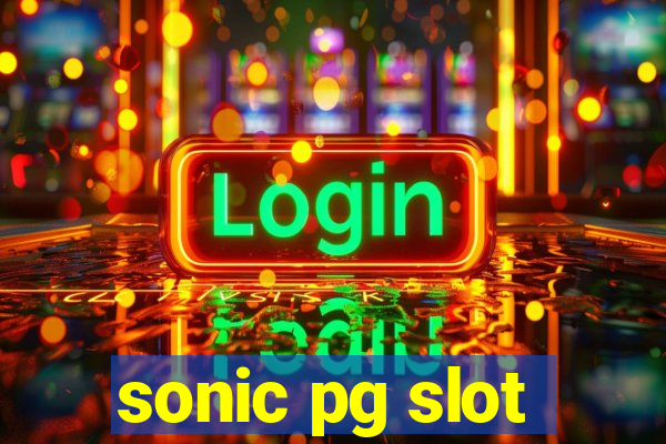 sonic pg slot