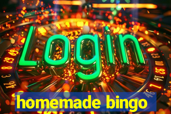 homemade bingo