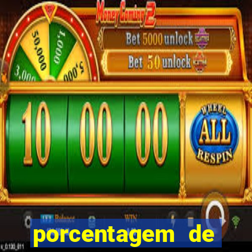 porcentagem de ganhos slots