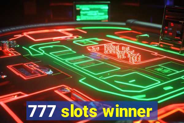 777 slots winner