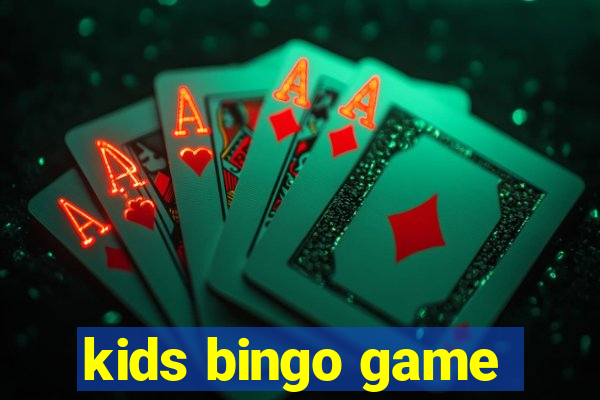 kids bingo game