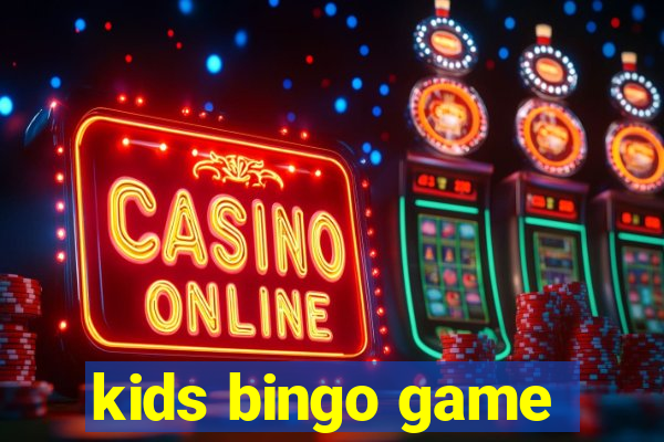 kids bingo game