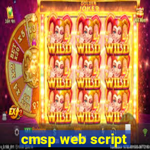 cmsp web script