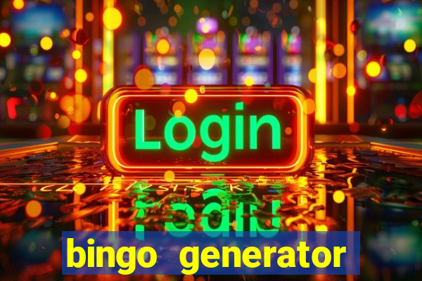 bingo generator with images