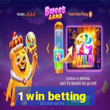 1 win betting