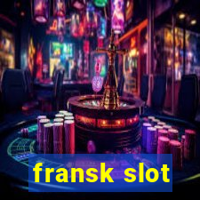 fransk slot