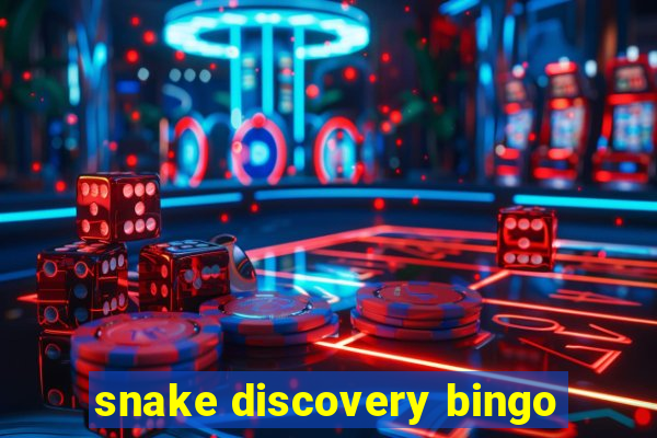 snake discovery bingo