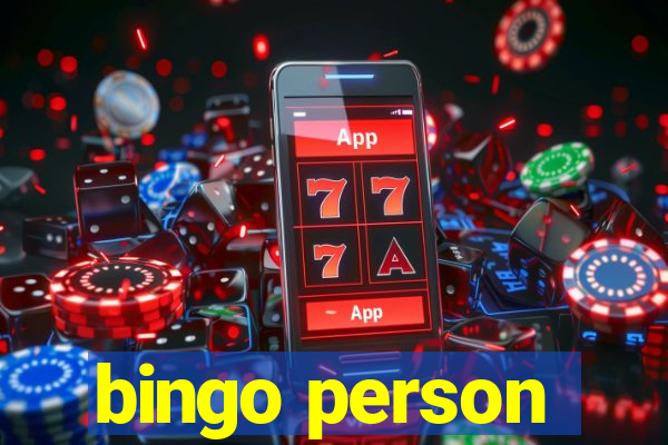 bingo person