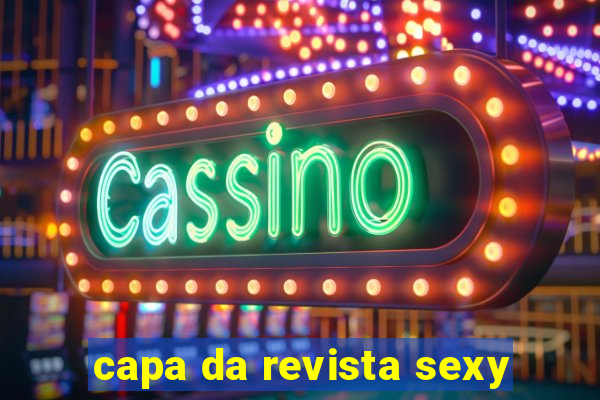 capa da revista sexy