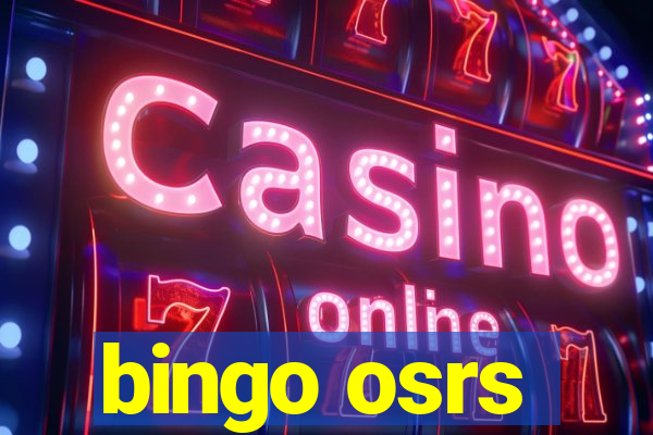 bingo osrs