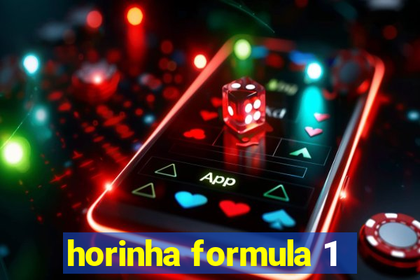 horinha formula 1