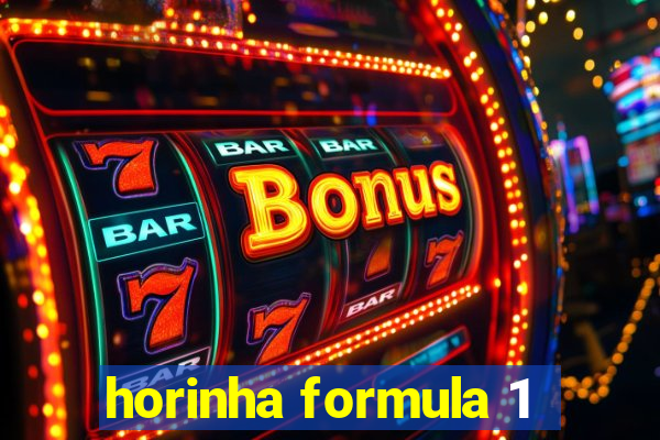 horinha formula 1