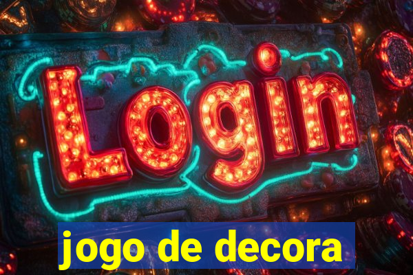 jogo de decora