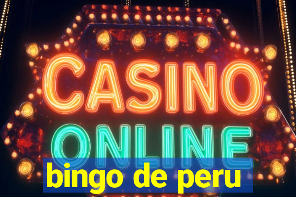 bingo de peru