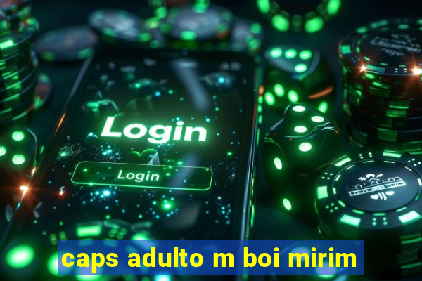 caps adulto m boi mirim