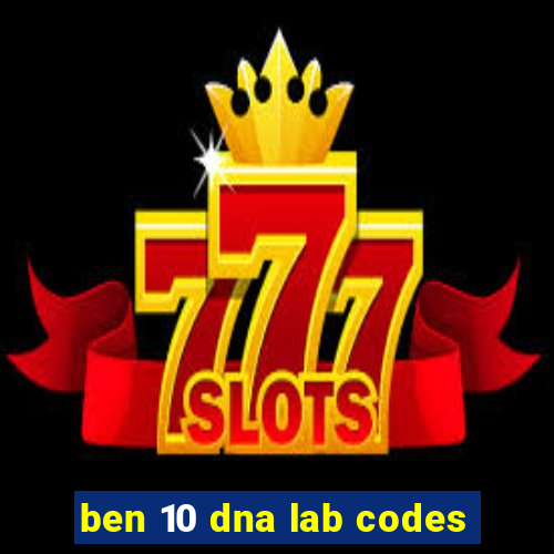 ben 10 dna lab codes