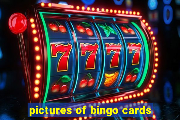 pictures of bingo cards