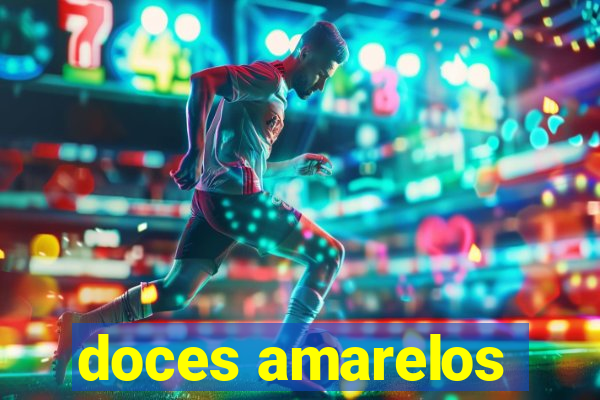 doces amarelos